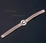 JUSTICE Girl's Initial "C" Costume Jewelry - Very Cute Bracelet! NWT
