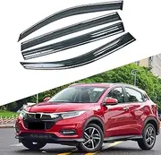 for Honda Vezel XRV HRV 2014-2019, Auto Car Window Sun Rain Shade Visors Shield Shelter Protector Cover Trim Frame Sticker