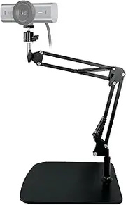 Desktop Webcam Stand Webcam Arm Mount for Logitech MX Brio 4K, Brio 500, 4K UHD (3840x2160 Pixels) Webcams