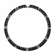 BEZEL INSERT FOR ROLEX TUDOR WATCH 38MM X 32.50MM BLACK