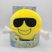 Emojikins Cool Cat Talking Emoji Smiley Face Sunglasses Pillow As Seen on TV