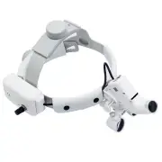 Lupa de lupas binoculares con diadema quirúrgica dental 3.5X con faro LED