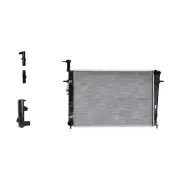 Radiator for Hyundai Tuscon JM 2.7 Petrol Auto G6Ba Lower Fan Mounts Are Big