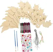 ERINGOGO Handmade Wind Chime DIY Kit Decorative Wood Chimes for Outdoor Memorial Wind Chimes