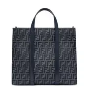 Fendi FF Jacquard Top Handle Bag One size blue