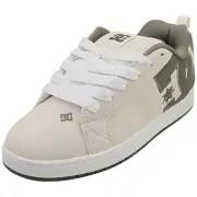 DC Shoes Court Graffik Se Mens Skate Sneakers in Off White Olive - 12 US