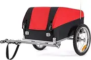 Bike Trailer Mountain Bike Foldable Trailer Portable Outdoor Camping Luggage Carrier Trailers Bicycle Accessories