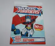 Transformers Animated Temporary Tattoos New 5+ 50 Assorted Temporary Tattoos