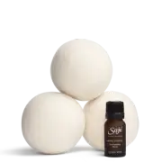 Saje Laundry Love Wool Dryer Ball Blend Set Natural Reduce Static 4pcs NEW