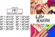 Quote 16 Photo-Realistic Paper Poster Hello Beautiful Spa Non-Laminate Vertical
