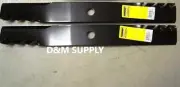 set of 2 36" mower mulching Predator blades to fit Exmark 1-603637 1-603873