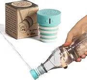 CuloClean Portable Bidet for Toilet, Travel, or Camping. Compatible with every Bottle. Discreet, Ecological, Mini, Elderly, Sprayer, Bio, Personal, Handheld, Backcountry Bidet (Aquamarine)