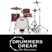Pearl Midtown 4 Piece Kit with Hardware – Matte Red