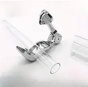 Precision Mini Glass Tubing Cutter - Easy-to-Use, Durable Tool for Cutting Beer & Wine Bottles, Scientific Pipes - Silver Finish