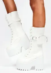 Grand March Pocket Platform Boots