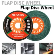 2/5/10Pcs 4.5'' Zirconia Flap Disc Grinding Wheel For Angle Grinder Tool 60 Grit