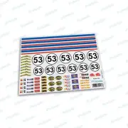 NASCAR Edition HERBIE the Love Bug Decals Tamiya Stickers 1:24 24th Scale Set