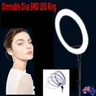 14"5500K Dimmable Diva SMD LED Ring Light Diffuser Stand Make Up Studio Lighting