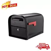 Dual Door Parcel Locking Mailbox Heavy-Duty Steel Front & Rear Access