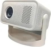 Portable Mini Projector 4K 1080P Full HD 5G WiFi 6 BT5.0 Automatic Horizontal Correction 180 ° Rotatable Outdoor Smart Projector(AU Plug)