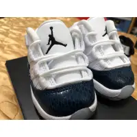 在飛比找蝦皮購物優惠-全新 JORDAN 11 RETRO LOW LE 小童 藍