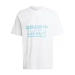 ADIDAS GRF TEE [IR9634 男 短袖 上衣 T恤 運動 休閒 復古 三葉草 棉質 白