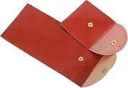 [HORIALENCE] 2Pcs Portable Eyeglasses Bag Stylish PU Fake Leather Case for Sunglasses and Eyeglasses Protective Pouch for Travel and Daily Use Soft Lining for Scratch Resistance