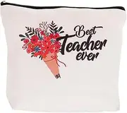 [TEMPNAP] Makeup Pouch Bag for Women Toiletry Bag Teacher Portable Multi-Purpose Floral Design