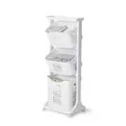 Multi Tier Laundry Hamper Storage Dirty Clothes Organiser Basket