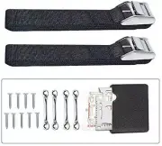 Cooler Tie Down Kit with SS 316 Cam Buckle Lashing Straps for Yeti RTIC and O...