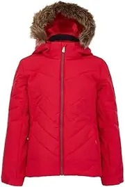 [Spyder] Girl's Lola Jacket (Big Kids) Cerise 16 Big Kids
