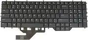 AZUBAYCOM US Intl English Laptop Keyboard for Dell Alienware M17 R2/ R3/ R4 0CNTHF 0H8FJC, Per-Key RGB Colorful Backlit Black
