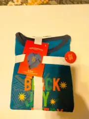 Kids' Joy Print Matching Family Pajama Set - Wondershop Blue 5