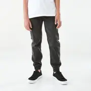 Denim Cargo Joggers