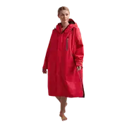 Women's Long Sleeve Waterproof Dry Changing Robe Alter Evo Pro-Red