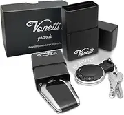 VONETTI Alpha Shield Grande- Premium RFID Signal Blocker Box - Smart Car Key Faraday Signal Protector, Keyless Go RFID Blocking Case, Crypto Wallet Safe Box, Signal Blocker Faraday Tin (Black)