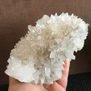545g New Find White Quartz Crystal Cluster Mineral Specimen Healing B2108