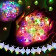 100pcs Balloon Lights Mini Led Lights Round Long Standby Time Ball Light Paper L
