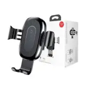 Baseus Wireless Charger Gravity Car Mount Phone Bracket Air Vent Holder + Qi Cha