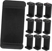 Angoily 10pcs Smartphone Tripod Mount Black Abs Tripod Selfie Stick Tripod Mount Adapter Phone Tripod Adapter