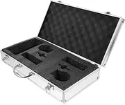 Toyvian Microphone Case for 2 Aluminum Storage Men's Briefcase Briefcases for Men Tool Bag
