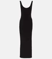 [Norma Kamali] Norma Kamali Marissa jersey maxi dress AU 14 black