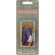 Pepperell Parachute Cord Survival Accessories 3/Pkg-Carabiners