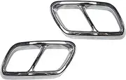 Exhaust Tail Pipe, For Benz C-Class W206 Car Accessories Parts 1 Pair Rear Exhaust Muffler Tail Pipe Tip Cover Trim
