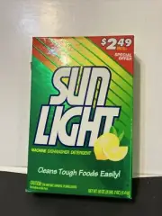 Sunlight Machine Dishwasher Detergent 50 OZ Vintage