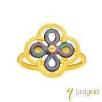 在飛比找蝦皮商城優惠-【Just Gold 鎮金店】喜‧如意純金系列 黃金戒指