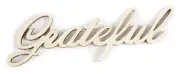 12 Pack CousinDIY Unfinished Wood Script Phrase-Grateful 5A002F6T-1268