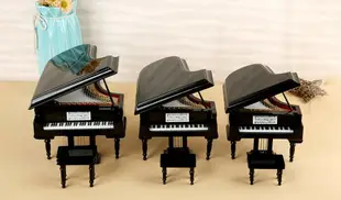 【滿500出貨】微縮迷你樂器鋼琴模型擺件音樂盒公司年會送老師男女朋友禮物禮盒