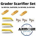 Grader Scarifier Set