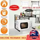 Microwave Oven Shelf Organiser Rack Storage Metal Cabinet Shelving Kitchen Home